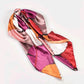 Pink fan headscarf